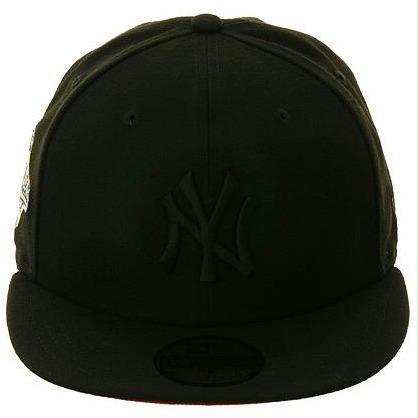 New York Yankees New Era 1996 World Series Red Undervisor 59FIFTY Fitted Hat  - Gray/Black