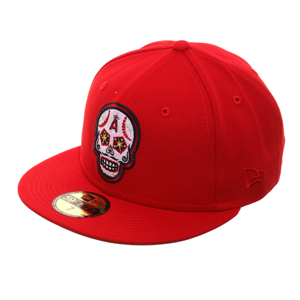 Shop New Era 59Fifty Los Angeles Angels Dia De Los Muertos Hat 70720353  multi