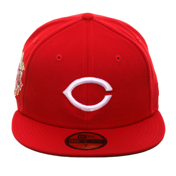 New Era 59Fifty Cincinnati Reds 150th Anniversary Patch Old English Ha – Hat  Club