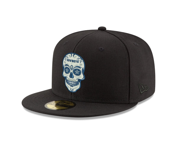 dallas cowboys sugar skull hat