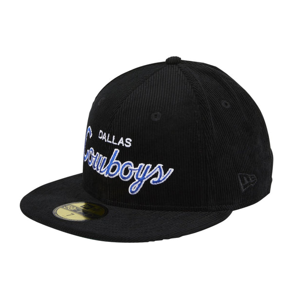 Exclusive New Era 59Fifty Dallas Cowboys Script Corduroy Hat