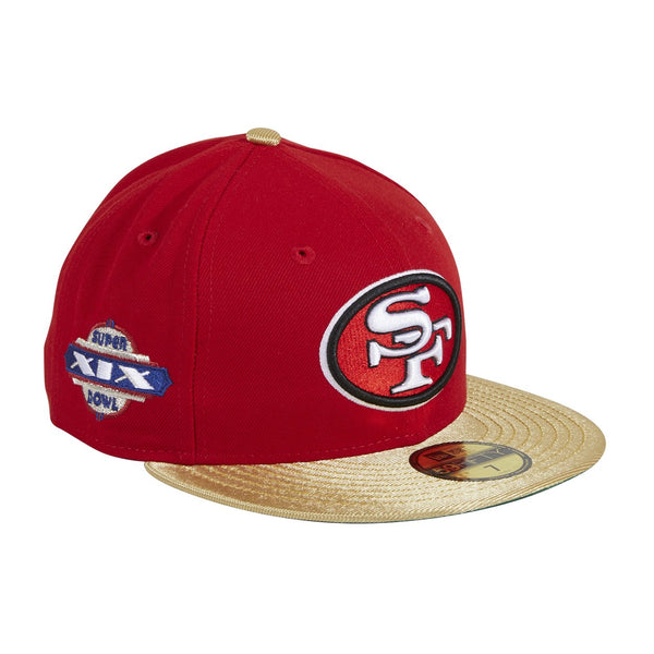 San Francisco 49ers New Era Super Bowl XIX Gold Undervisor 59FIFTY