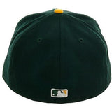 Exclusive New Era 59Fifty Oakland Athletics w/ Gray Undervisor Home Hat - 2T Green, Gold