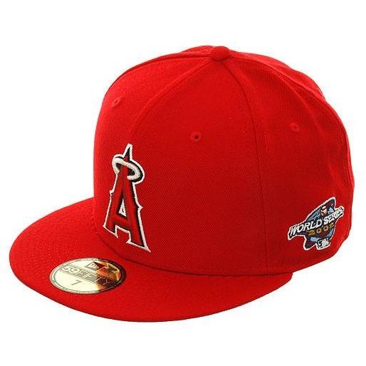 New Era 59Fifty Los Angeles Angels 2002 World Series Hat - Red