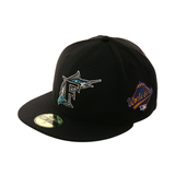 New Era 59Fifty Florida Marlins 1997 World Series Patch Hat - Black