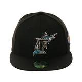 New Era 59Fifty Florida Marlins 1997 World Series Patch Hat - Black