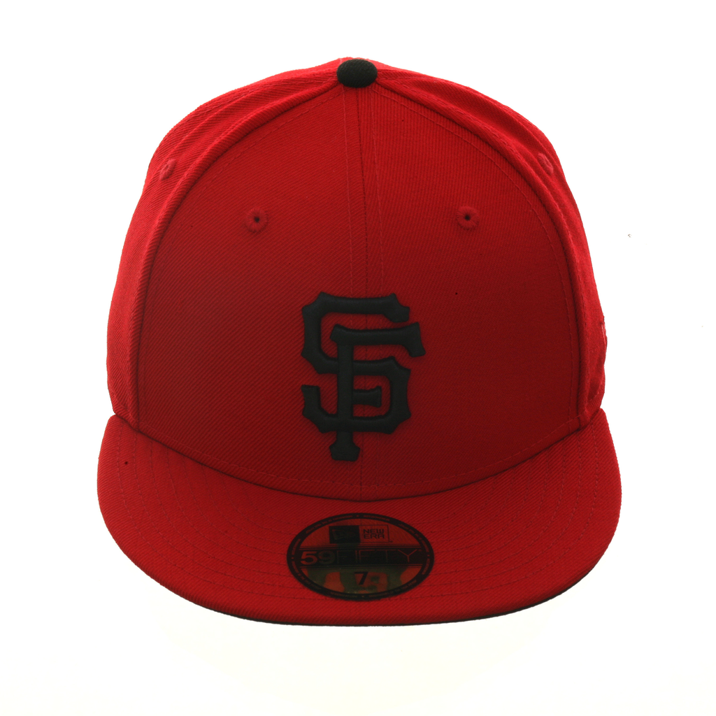 Exclusive New Era 59Fifty San Francisco Giants Hat - Red, Black