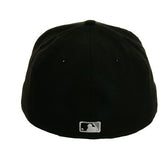 Hat Club Exclusive New Era 59Fifty Chicago White Sox w/ Gray Undervisor Fitted Hat - Black