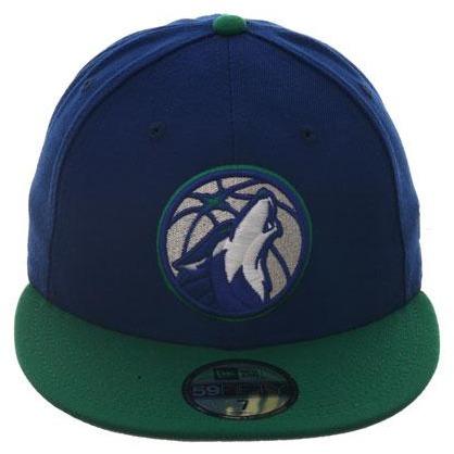 Minnesota Timberwolves Alternate Exclusive New Era 59Fifty - 2T Royal, Kelly Green