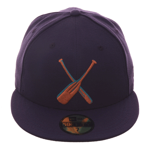 Exclusive New Era 59Fifty Salt River Rafters Hat - Purple, Metallic Copper, Teal