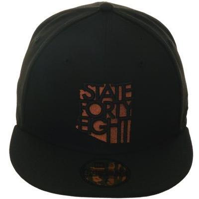 Exclusive New Era 59Fifty State Forty Eight Classic Hat - Black, Copper 