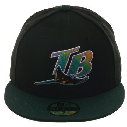 Exclusive New Era 1998 Devil Rays Hat - 2T Black, Green