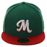 Exclusive New Era Mexico Caribbean Series Hat - 2T Kelly Green, Red