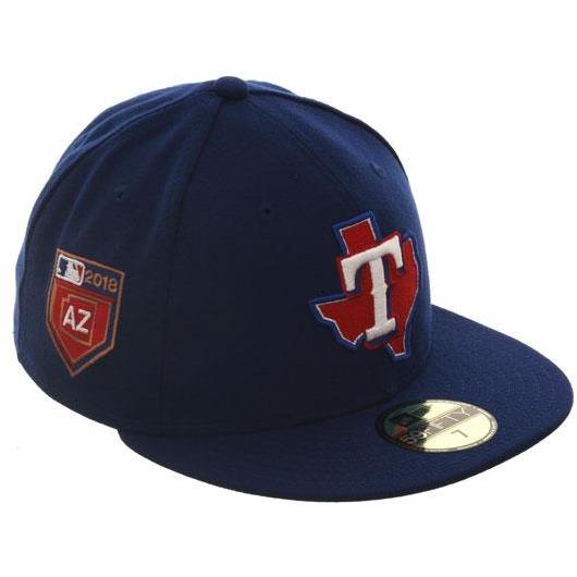 Exclusive New Era 59Fifty Texas Rangers 2018 Spring Training Patch Hat - Royal