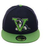 Exclusive New Era 59Fifty Vermont Expos Hat - 2T Light Navy, Light Green