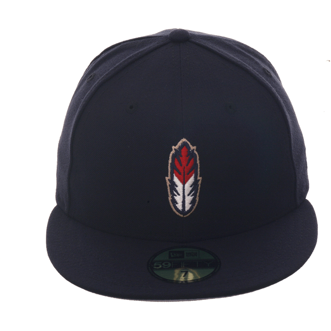 Exclusive New Era 59Fifty Kinston Indians BP Hat  -  Navy