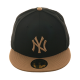 Hat Club Exclusive New Era New York Yankees Fitted Hat - 2T Black, Khaki