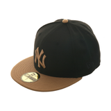 Hat Club Exclusive New Era New York Yankees Fitted Hat - 2T Black, Khaki