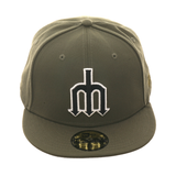 Exclusive New Era 59Fifty Seattle Mariners BP Fitted Hat - Olive, Black, White