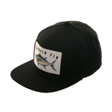 Captain Fin Tuna Snapback Hat - Black