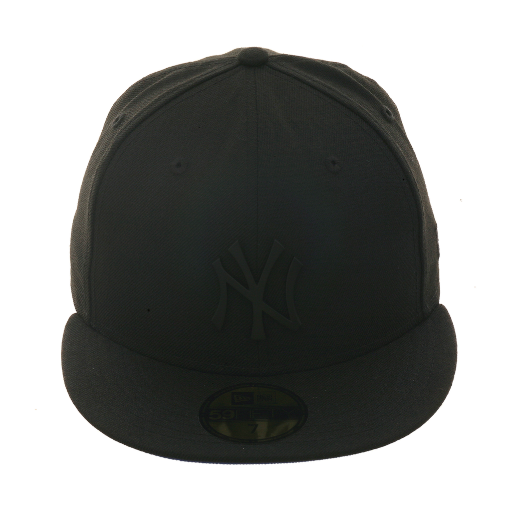 Exclusive New Era 59Fifty New York Yankees Matte Metal  w/ blue undervisor Hat - Black, Black