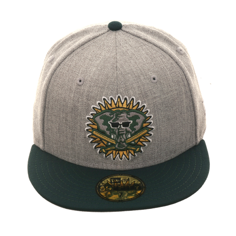 Exclusive New Era Oakland Athletics 1994  Hat - 2T Heather , Green , Gold