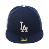 Exclusive New Era 59Fifty Los Angeles Dodgers 60th Anniversary Patch Hat - Royal