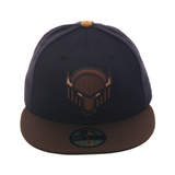 New Era 59Fifty Thrill SF Bison Fitted Hat - 2T Navy , Brown