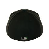 Exclusive New Era 59Fifty Devil Rays Hat - 2T Black, Green