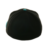 Exclusive New Era 59Fifty Seattle Pilots Hat - 2T Black, Teal