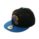 Exclusive New Era 59Fifty San Antonio Missions Flying Chanclas Hat - 2T Black, Light Blue