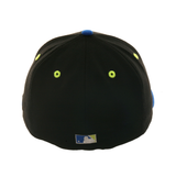 Exclusive New Era 59Fifty Seattle Mariners 1981 Hat - 2T Black, Royal, Neon Yellow