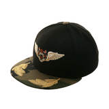 Exclusive New Era Lakeland Flying Tigers Hat - 2T Black , Camo , Metallic Gold