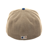 Exclusive New Era Atlanta Braves BP Hat - 2T Oatmeal, Royal