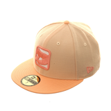 New Era 59Fifty Dionic Logo Hat - Apricot , Coral