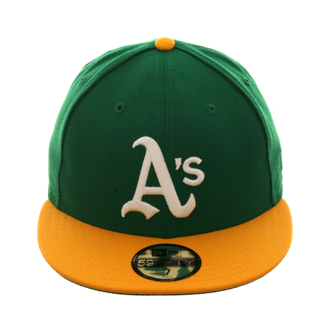 Exclusive New Era 59Fifty Athletics 1971 Hat - 2T Kelly Green, Gold