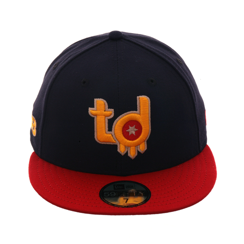 New Era 59Fifty Tulsa Drillers Turn Back The Clock Hat - 2T Navy, Red