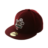 Exclusive New Era 59Fifty 66ers California Flag Hat - Maroon