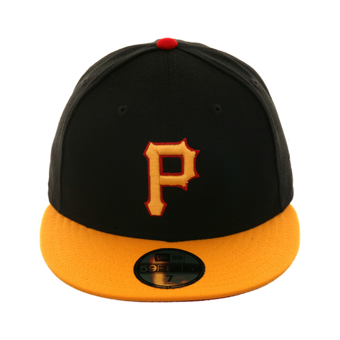 Exclusive New Era Pittsburgh Pirates Hat - 2T Black, Gold, Red