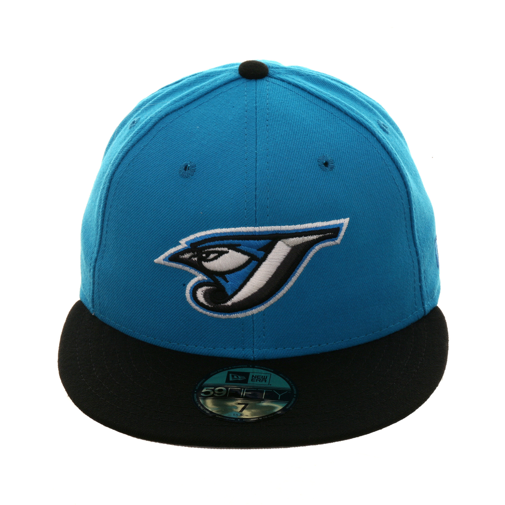 Exclusive New Era 59Fifty Toronto Blue Jays 2004 Hat - 2T Light Blue, Black