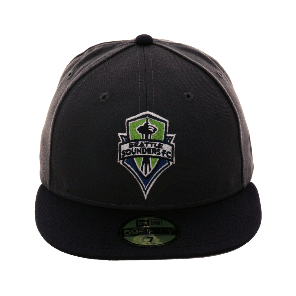 Exclusive New Era 59Fifty Seattle Sounders Hat - 2T Graphite, Navy