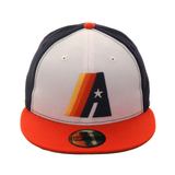 Exclusive New Era 59Fifty Houston Astros Concept Hat - 2T White, Orange, Navy