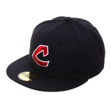 Exclusive New Era 59Fifty Cleveland Indians 1973 Hat - Navy, Red