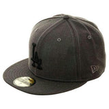 Exclusive New Era 59Fifty Los Angeles Dodgers Hat -  Graphite , Black