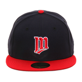 Exclusive New Era 59Fifty Minnesota Twins M Hat - 2T Navy, Red