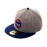 New Era 59Fifty Chicago Cubs 1979 Hat - 2T Heather Gray, Royal