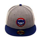 New Era 59Fifty Chicago Cubs 1979 Hat - 2T Heather Gray, Royal