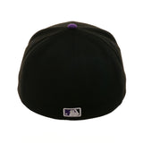 New Era 59Fifty Colorado Rockies Fitted Hat - Black