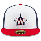 New Era Authentic Collection Washington Nationals Alternate 2 Hat - White, Navy, Red