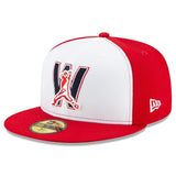 New Era 59Fifty Authentic Collection Washington Nationals Alternate 4 Hat - White, Red